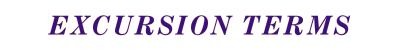 Excursion Terms
